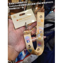香港迪士尼樂園限定 CookieAnn 造型圖案玩偶吊飾展示掛繩 痛帶 (BP0029)
